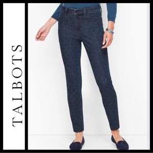 Talbots High Waist JEGGINGS - VELVET DOT